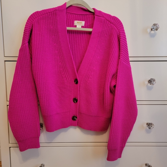 Maeve Sunny Cropped Cardigan (Anthropologie) - Picture 2 of 7